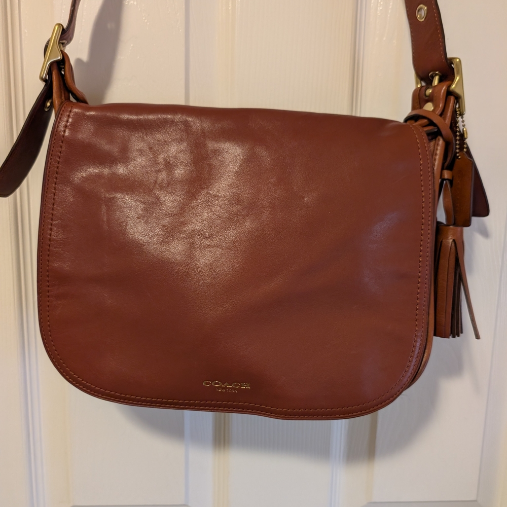 Coach Brown Leather Shoulder Bag